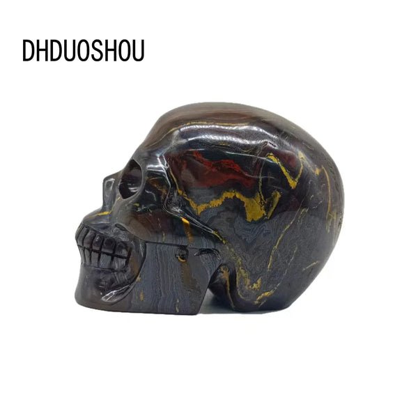 Black Iron Tiger Eye Skulls-ToShay.org