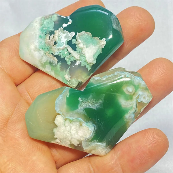 Green Cherry Blossom Agate-ToShay.org
