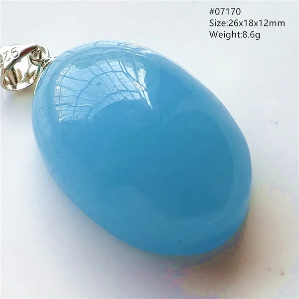 Blue Aquamarine Pendant-ToShay.org