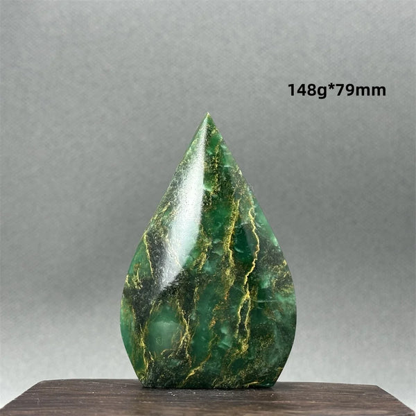 Green Emerald Jasper Torch-ToShay.org