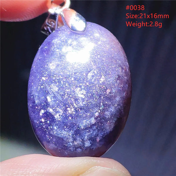 Blue Blood Red Lolite Pendant-ToShay.org