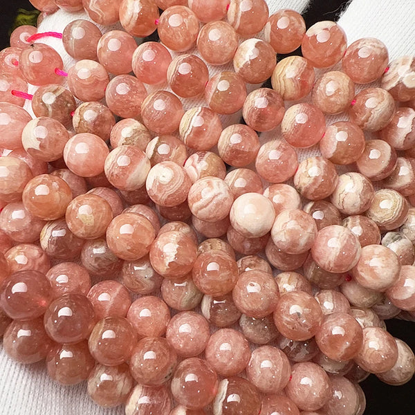 Pink Rhodochrosite Bracelet-ToShay.org