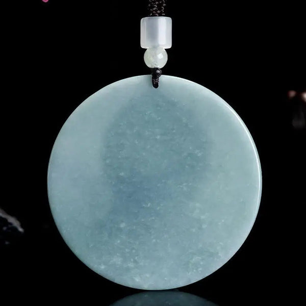 Blue Jadeite Guanyin Pendant-ToShay.org