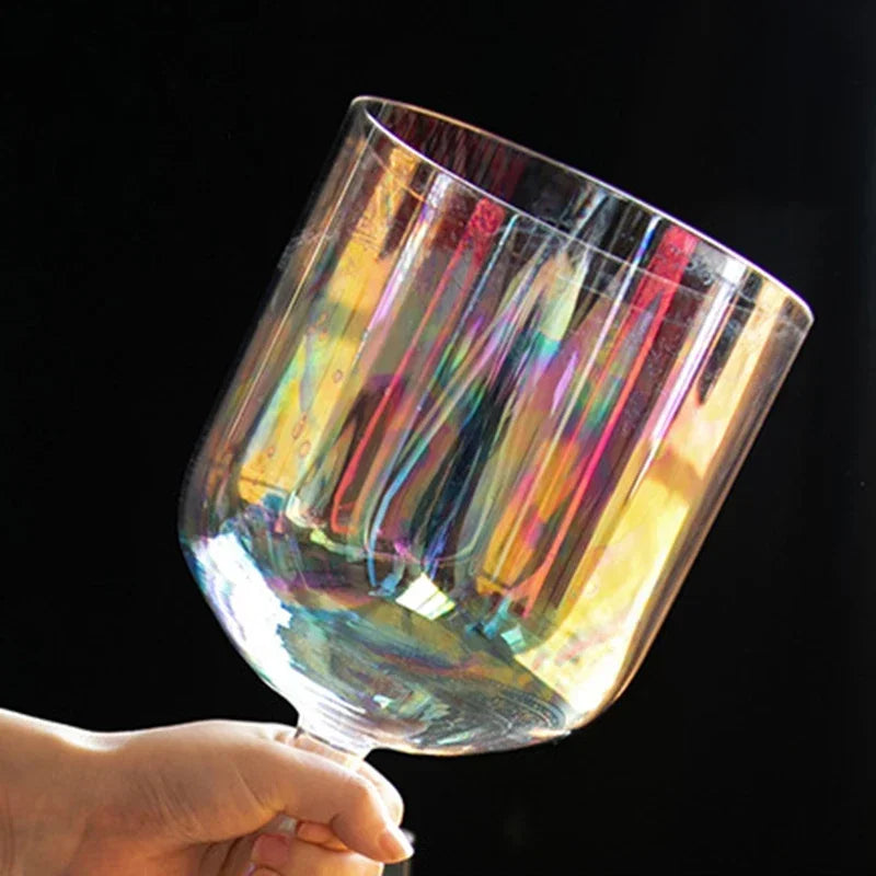 Transparent Crystal Singing Bowl Hand-held Yoga Meditation Singing Bowls Double Headed Sound Healing Percussion Instruments-ToShay.org