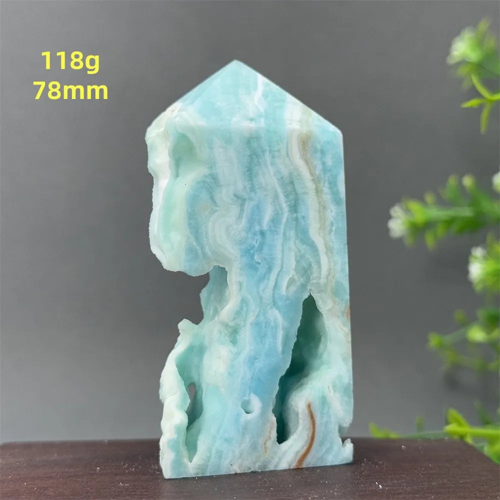 Blue Heteropolar Crystal Point-ToShay.org