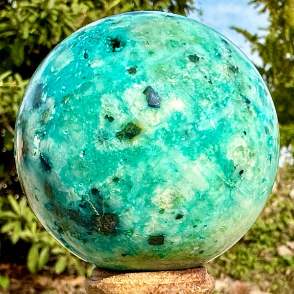 Green Amazonite Ball-ToShay.org