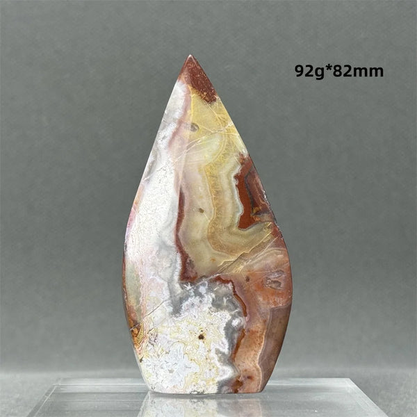 Red Lace Agate Torch-ToShay.org
