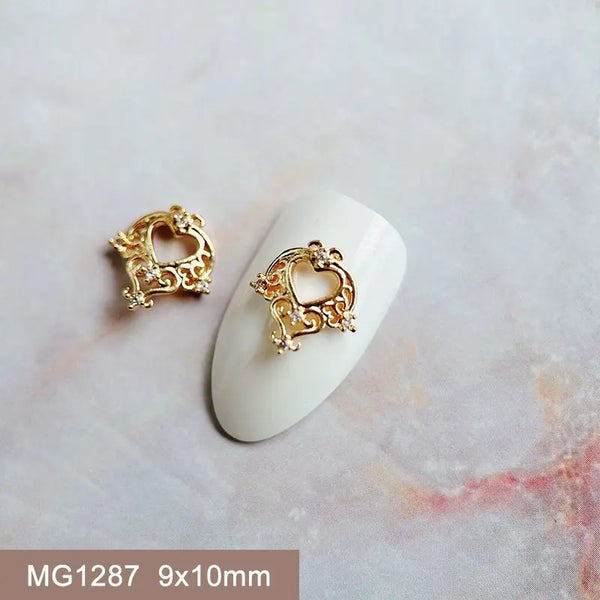 Mixed Gold Crystal Charms-ToShay.org