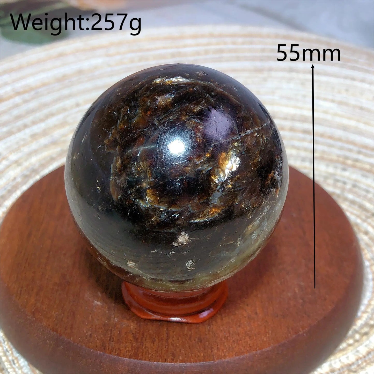 Gold Flash Phlogopite Balls-ToShay.org