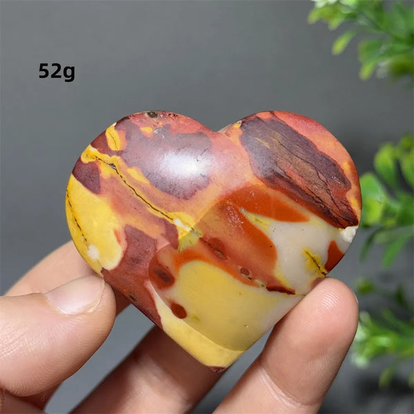 Yellow Mookaite Heart-ToShay.org