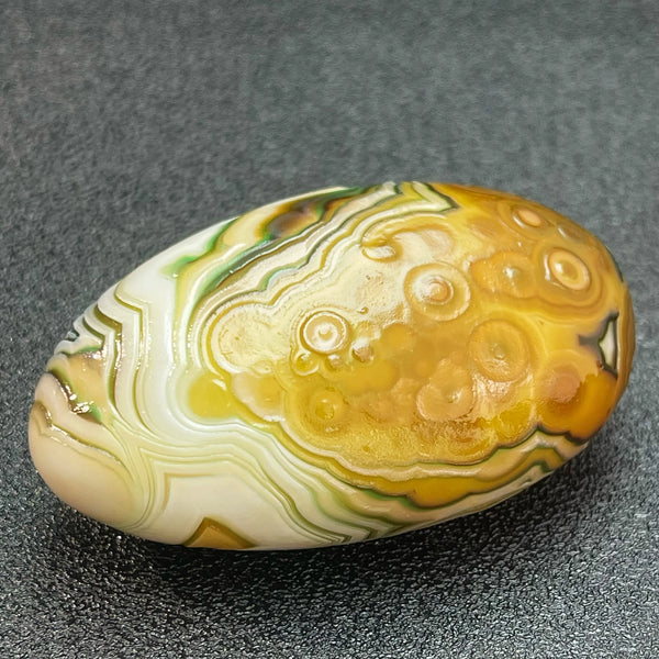 Yellow Flower Wishing Agate-ToShay.org