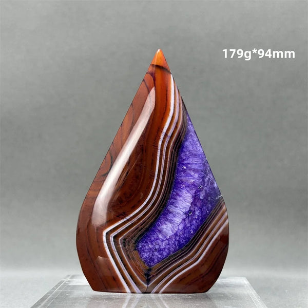 Purple Agate Torch-ToShay.org