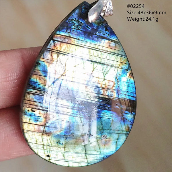 Blue Light Labradorite Pendant-ToShay.org