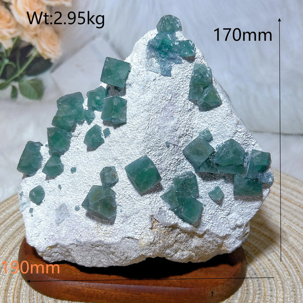 Green Fluorite Crystal-ToShay.org