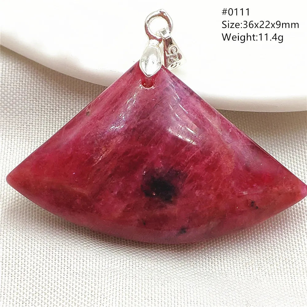 Red Rhodonite Pendant-ToShay.org