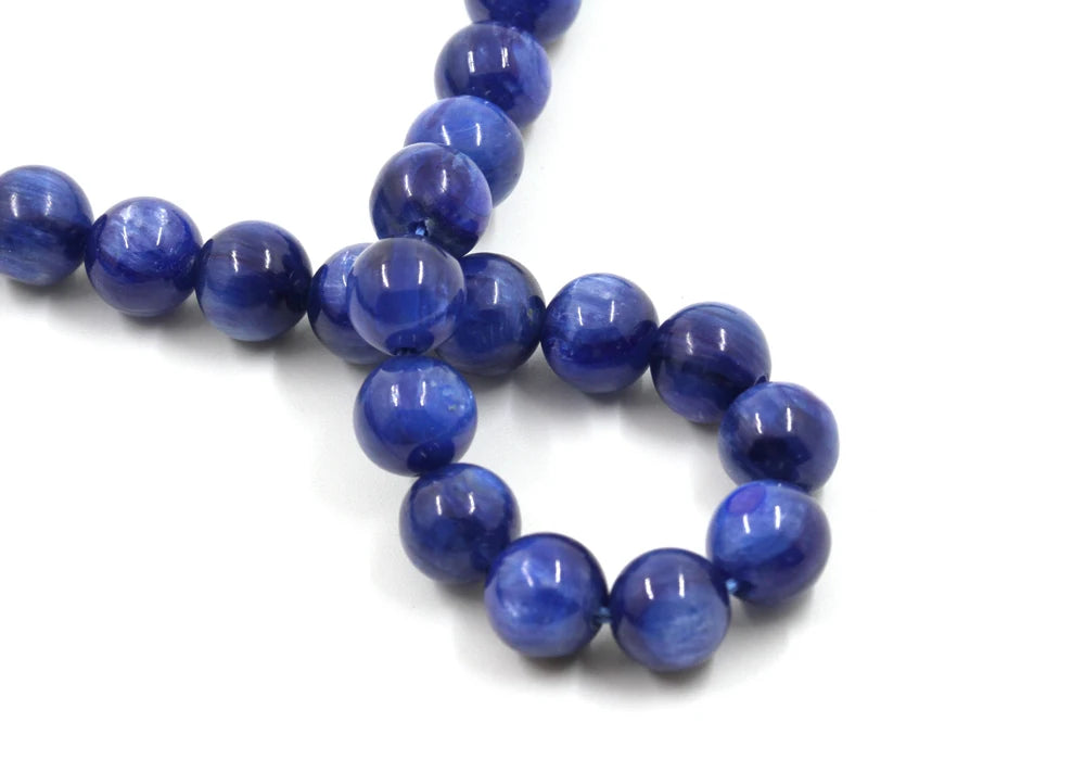 Blue Kyanite Bead Bracelet-ToShay.org