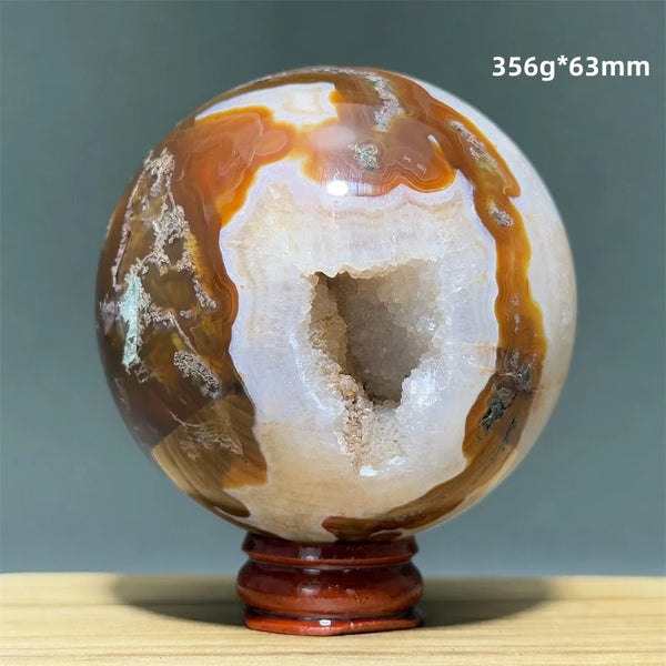 Red Moss Agate Ball-ToShay.org
