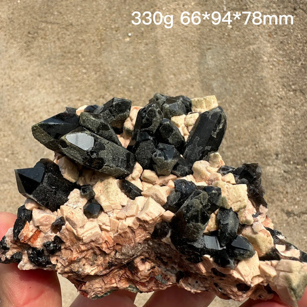 Black Epidote Feldspar Quartz-ToShay.org