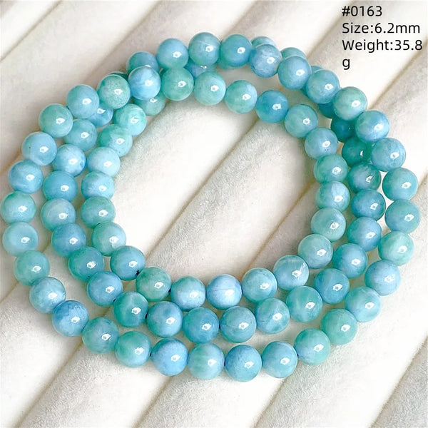 Blue Larimar Wrap Bracelet-ToShay.org