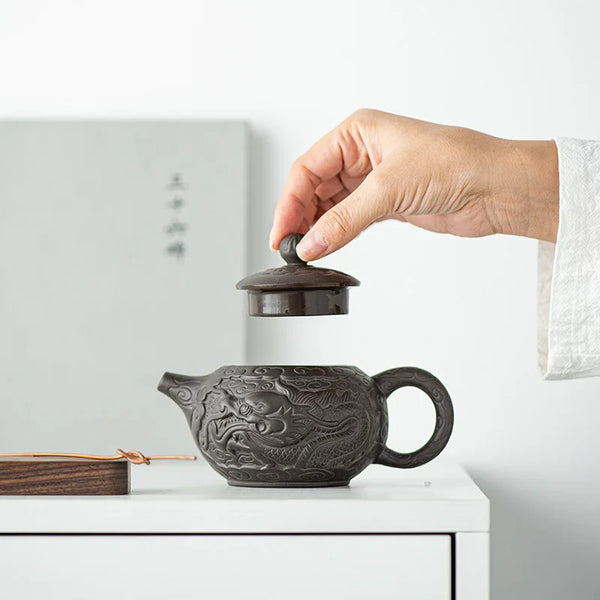 Yixing Purple Clay Tea Pot-ToShay.org