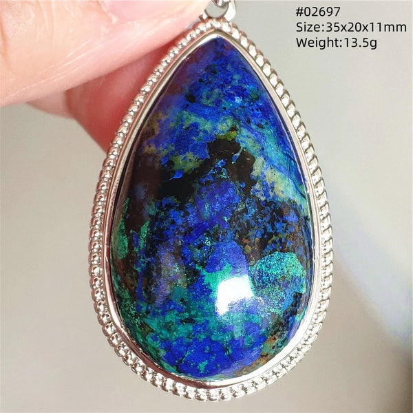 Blue Azurite Pendant-ToShay.org