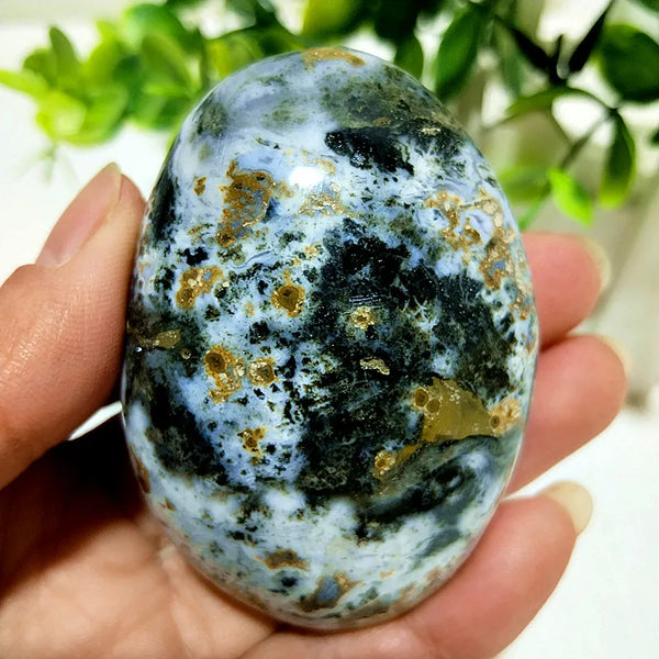 Ocean Jasper Palm Stone-ToShay.org