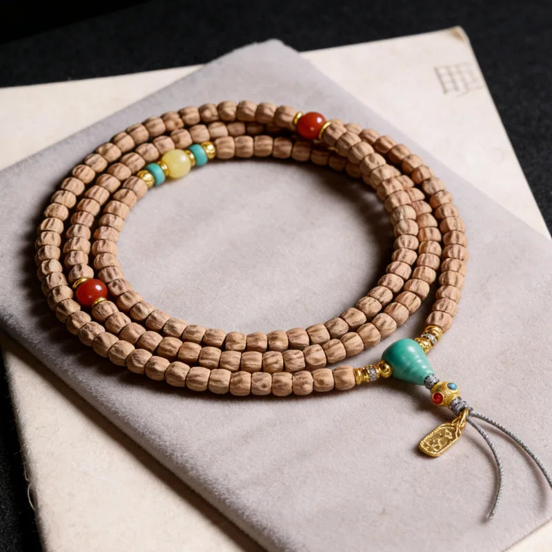 Brown Passion Seed Prayer Beads-ToShay.org