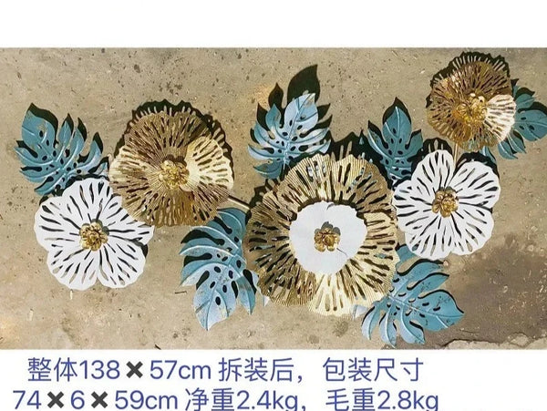 Flower Iron Wall Art-ToShay.org