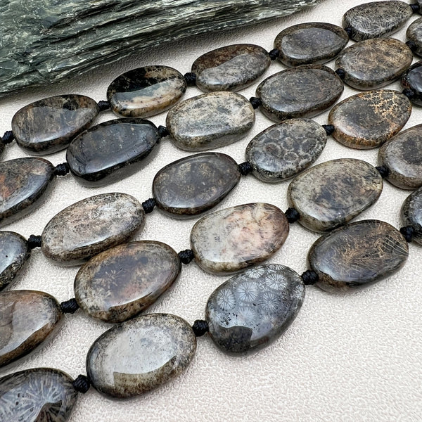 Black Coral Jasper Beads-ToShay.org