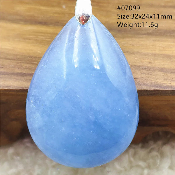 Blue Aquamarine Pendant-ToShay.org