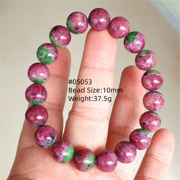 Red Ruby Zoisite Bracelet-ToShay.org
