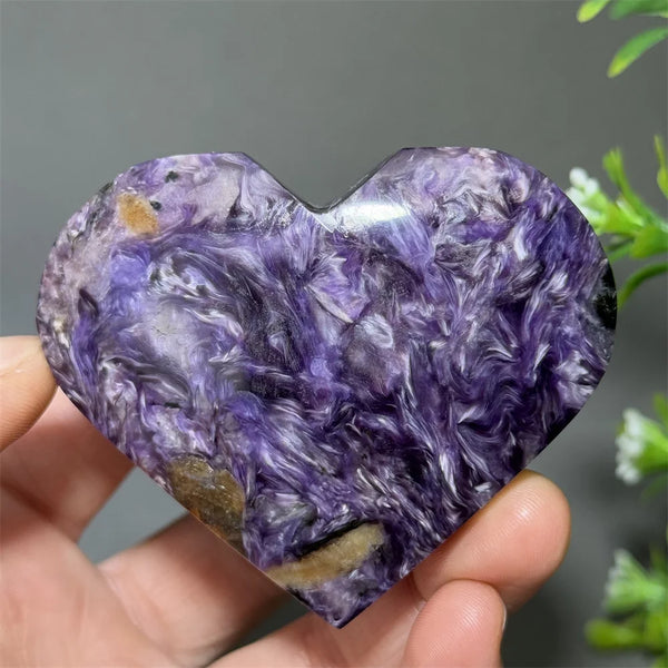 Purple Noble Crystal Heart-ToShay.org
