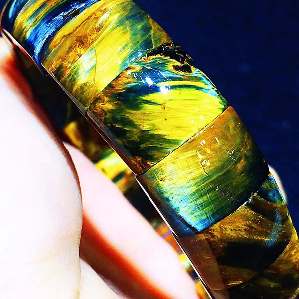 Yellow Pietersite Bracelet-ToShay.org