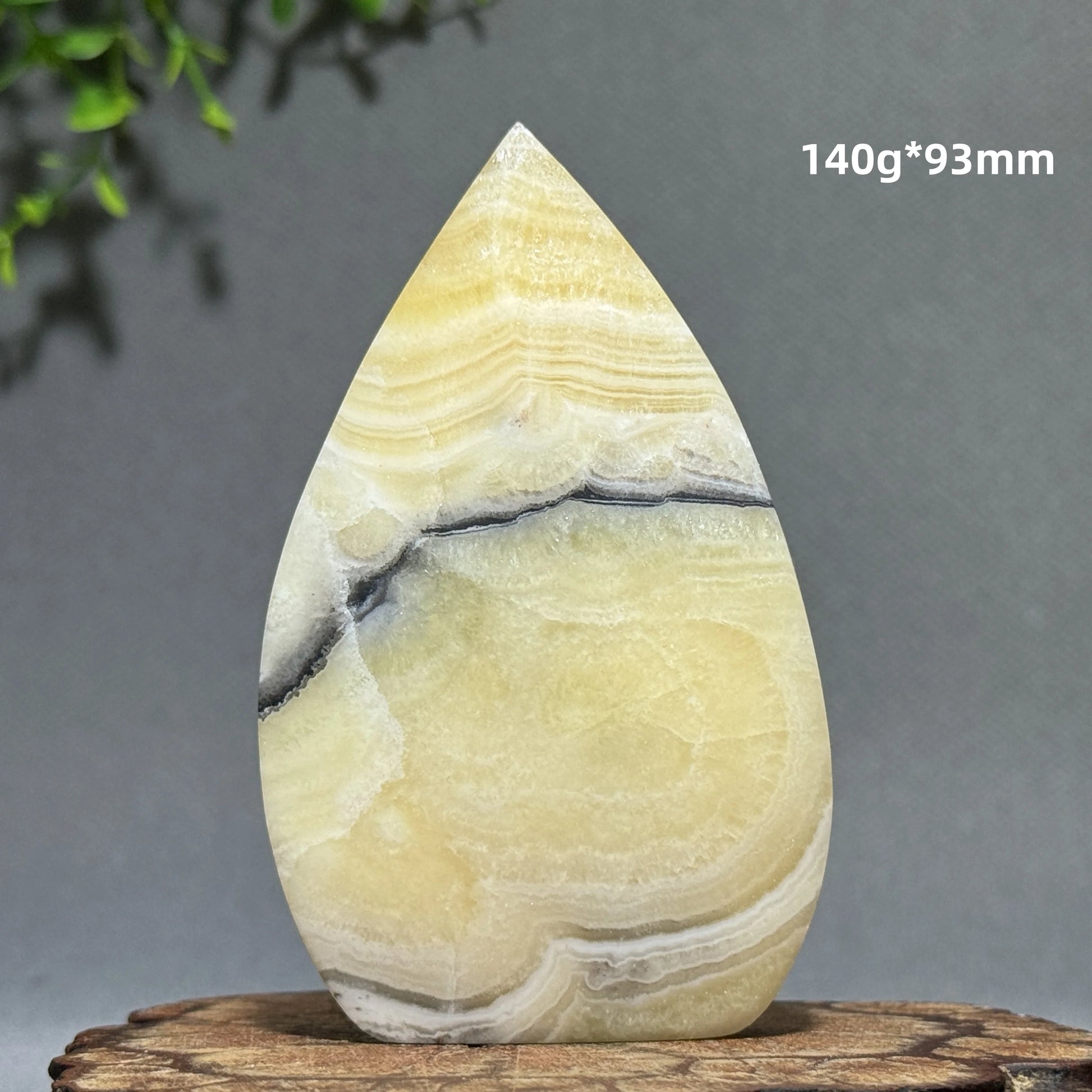 Grey Stripe Agate Torch-ToShay.org