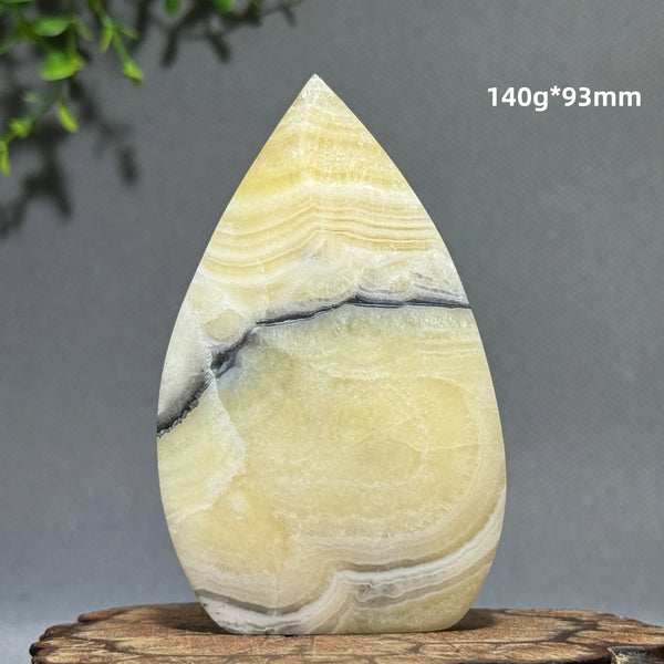 Grey Stripe Agate Torch-ToShay.org