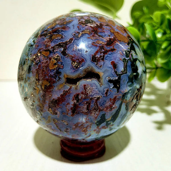 Mixed Ocean Jasper Ball-ToShay.org