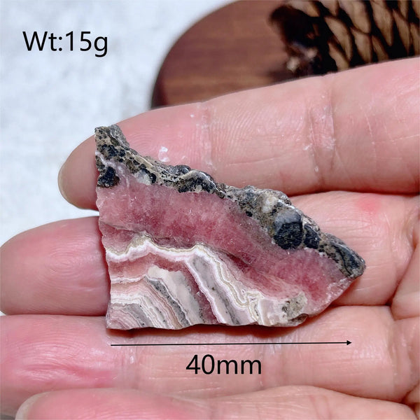 Pink Rhodochrosite Slice-ToShay.org