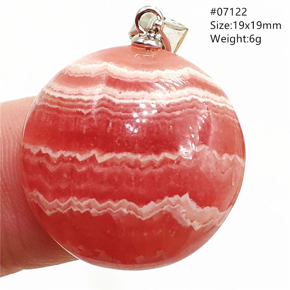Red Rhodochrosite Pendant-ToShay.org