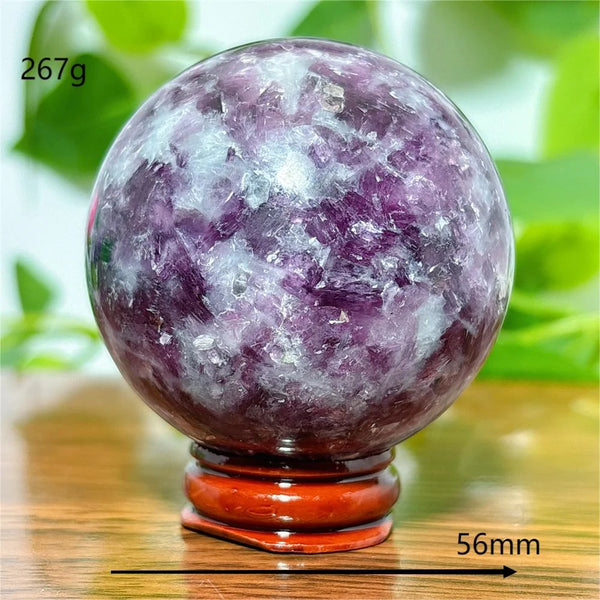Purple Lepidolite Ball-ToShay.org