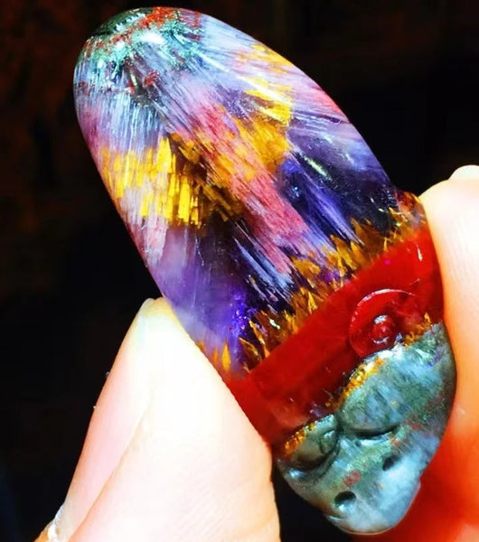 Red Auralite Pendant-ToShay.org