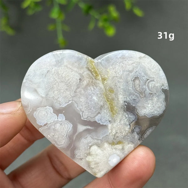 Black Cherry Agate Heart-ToShay.org