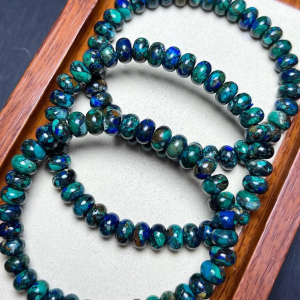 Blue Malachite Azurite Bracelet-ToShay.org