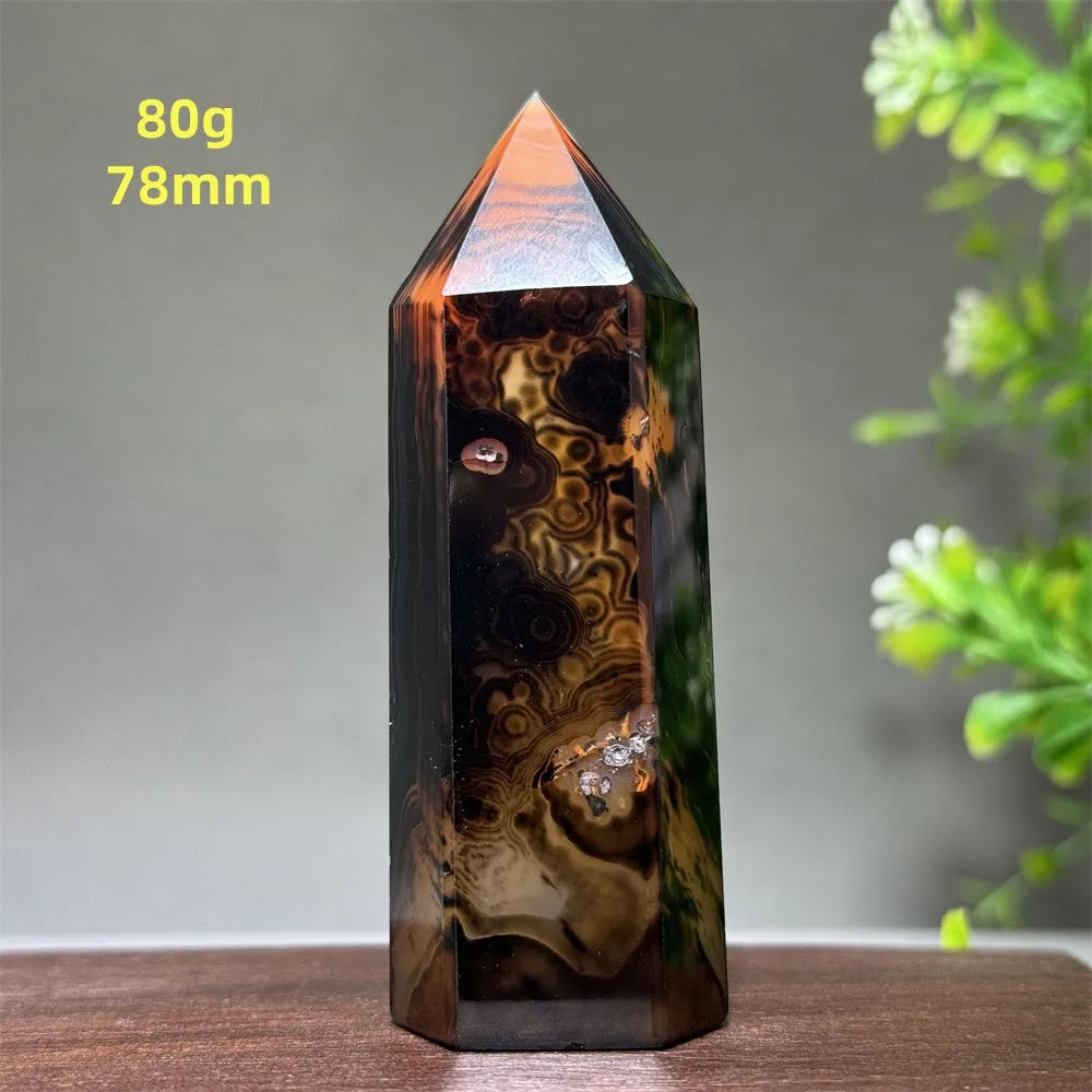 Black Stripe Agate Point-ToShay.org