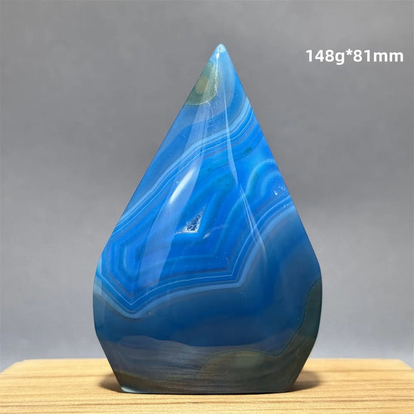 Blue Agate Torch-ToShay.org