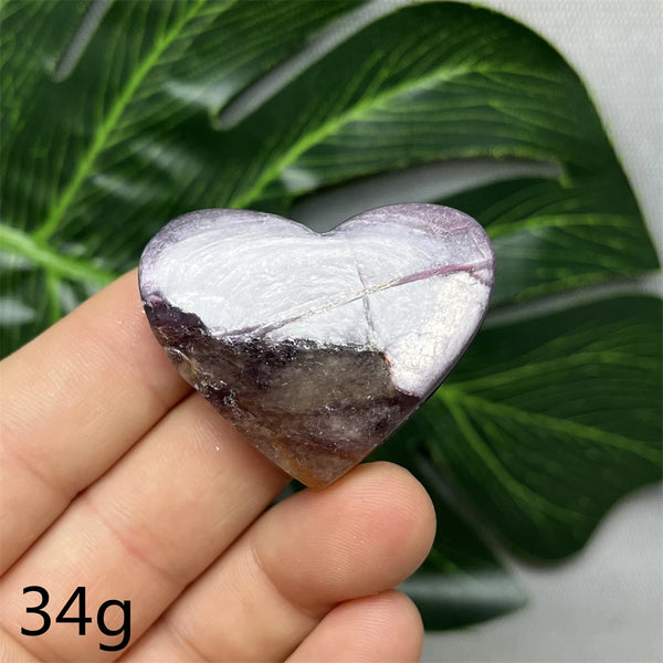 Purple Mica Crystal Heart-ToShay.org