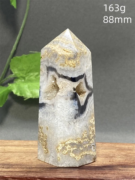 Black Striped Agate Tower-ToShay.org