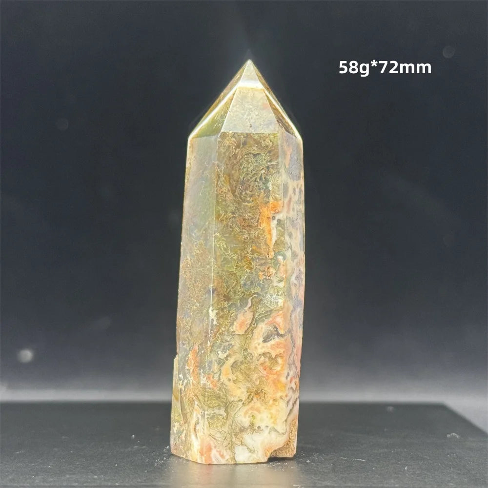 Red Moss Agate Point-ToShay.org