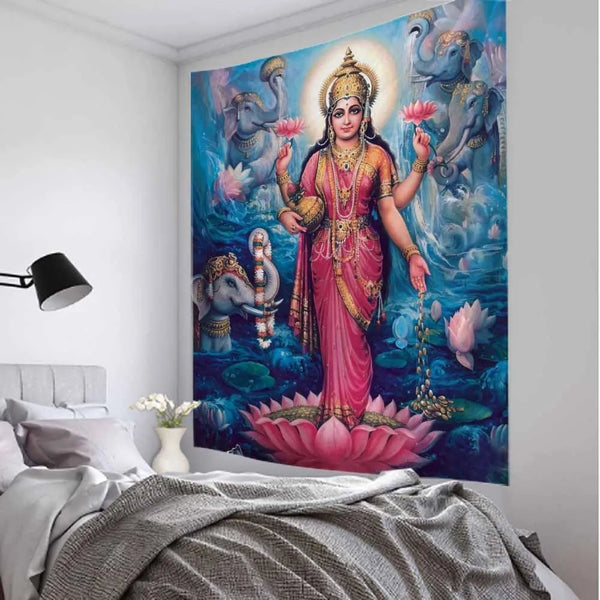 Indian Buddha Tapestry-ToShay.org