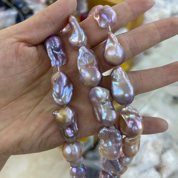 Purple Pearl Tail Beads-ToShay.org