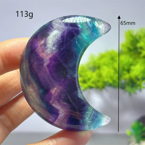 Rainbow Fluorite Moon-ToShay.org